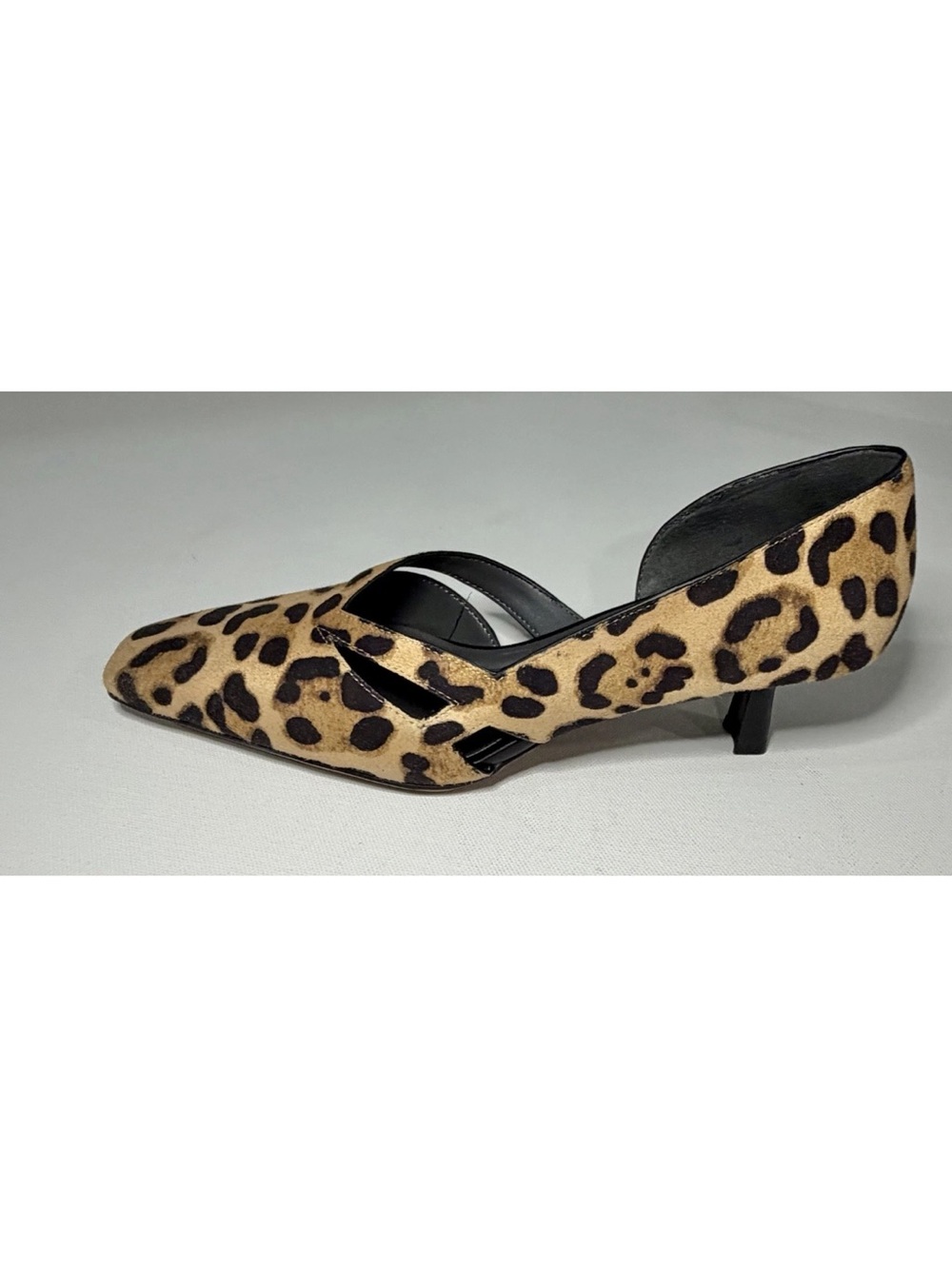 SARTO Animal Print Faux Suede Square Toe Slip-On Pumps, Women’s US 6 M - Picture 5 of 11